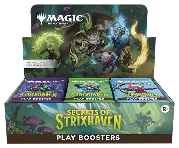 Thumbnail pentru Magic: The Gathering - Secrets of Strixhaven Play Booster Display (30 Boosters) - imagine 1