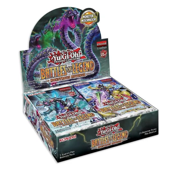 Yu-Gi-Oh!: Battles of Legend - Monstrous Revenge Booster Box Display - EN - imagine de prezentare
