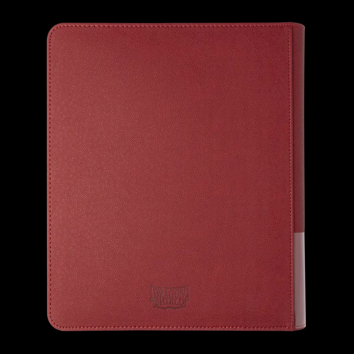 Interior album Dragon Shield Zipster Blood Red cu inele D-lock și pagini cu încărcare laterală