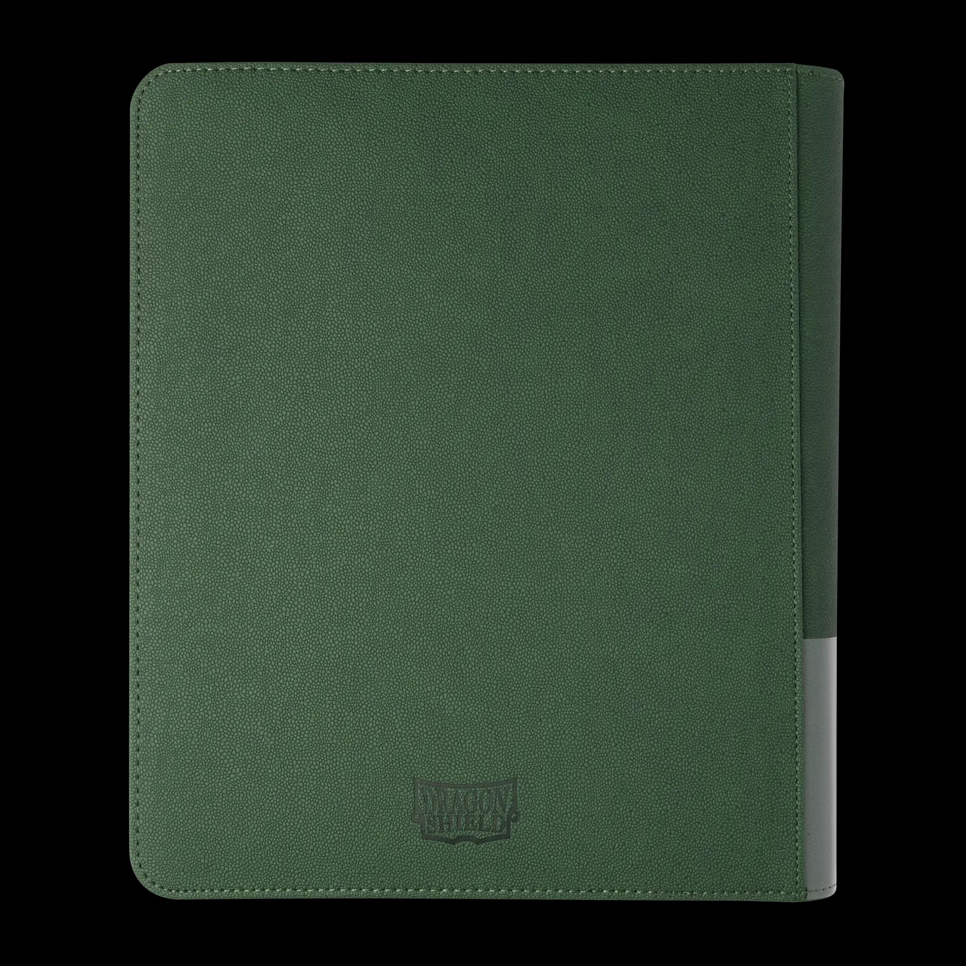 Interior album Dragon Shield Zipster Forest Green cu inele D-lock și pagini sideloading