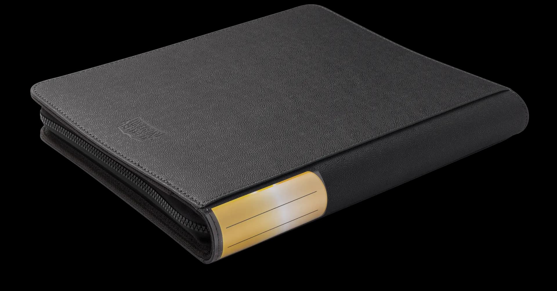 Interior album Dragon Shield Zipster Iron Grey cu inele D-lock și pagini cu încărcare laterală