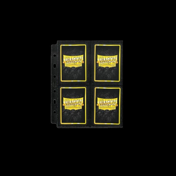 Detaliu buzunare ultra-clare cu încărcare laterală Dragon Shield 8-pocket