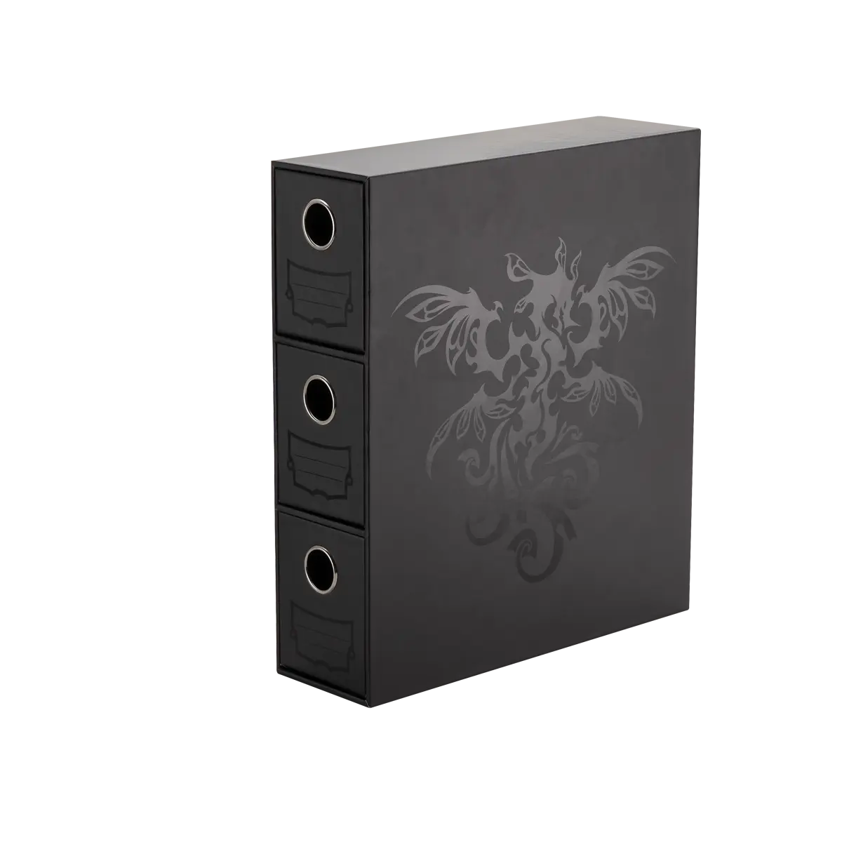 Sistem de stocare Dragon Shield Fortress Card Drawers Black cu 3 sertare pentru cărți TCG