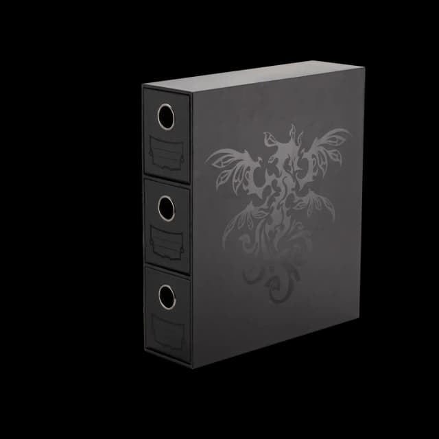 Thumbnail pentru Dragon Shield Fortress Card Drawers – Negru - imagine 1