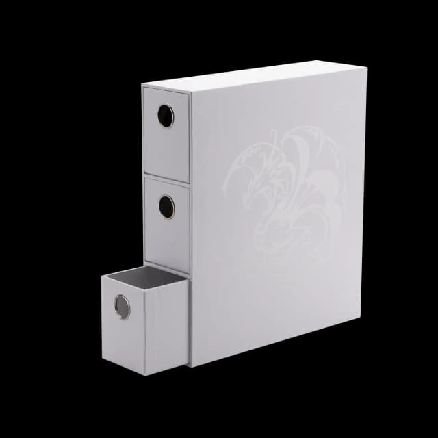 Thumbnail pentru Dragon Shield Fortress Card Drawers – Alb - imagine 2