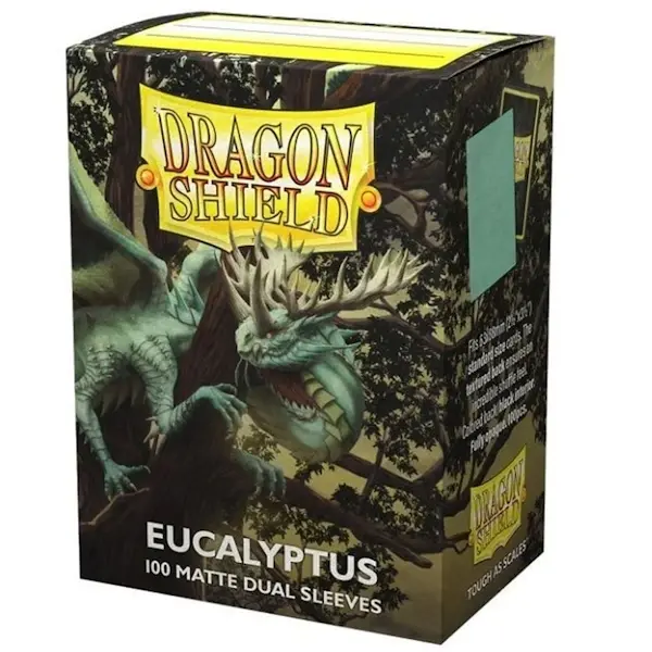 Thumbnail pentru Dragon Shield Standard Dual Matte Sleeves - Eucalyptus 'Lehel' (100) - imagine 3