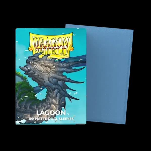 Thumbnail pentru Dragon Shield Standard Dual Matte Sleeves - Lagoon 'Saras' (100) - imagine 3