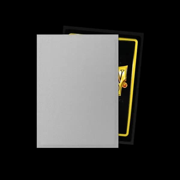 Detaliu interior negru opac și textură mată pentru sleeves Dragon Shield Justice