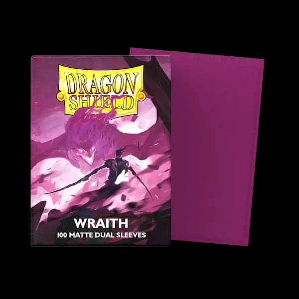 Dragon Shield Standard Dual Matte Sleeves – Wraith ‘Alaric, Chaos Wraith’ (100) - imagine de prezentare 2