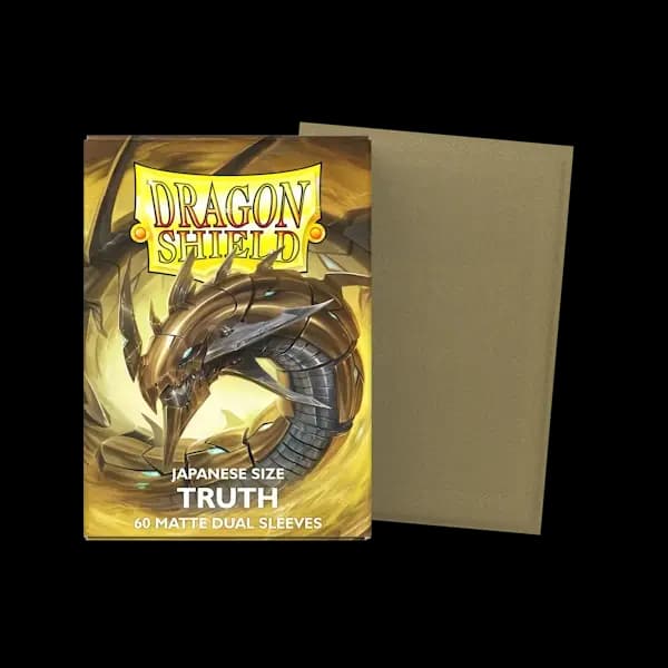 Thumbnail pentru Dragon Shield Japanese Size Dual Matte Sleeves - Truth (60) - imagine 2