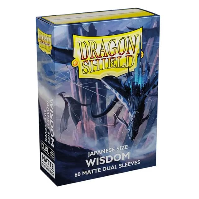 Thumbnail pentru Dragon Shield Japanese Size Dual Matte Sleeves - Wisdom (60) - imagine 3