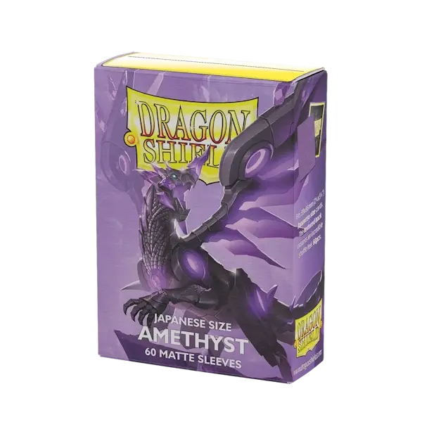 Cutie originală Dragon Shield Japanese Matte Amethyst 60 bucăți