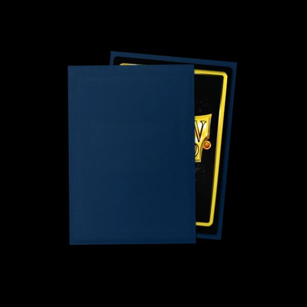 Thumbnail pentru Dragon Shield Japanese Size Matte Sleeves - Azul Midnight Blue (60) - imagine 1