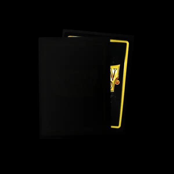 Card Yu-Gi-Oh în sleeve Dragon Shield Japanese Matte Black cu spate texturat