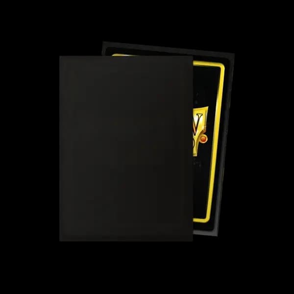 Detaliu textură mată Jet cu efect de sclipici cosmic pentru sleeves Dragon Shield