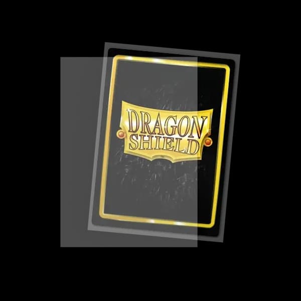 Thumbnail pentru Dragon Shield Standard Matte Non-Glare Sleeves – Clear V2 (100) - imagine 1