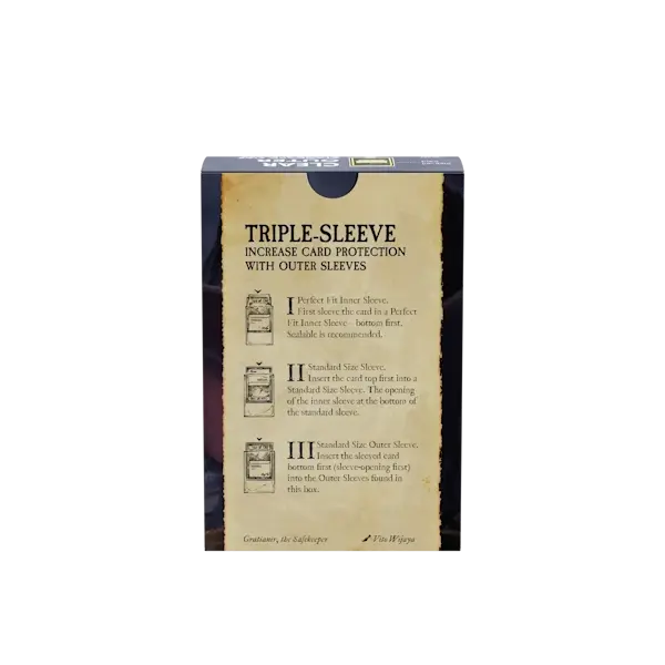 Dragon Shield Standard Size Outer Sleeves - Matte Clear (100) - imagine de prezentare 3