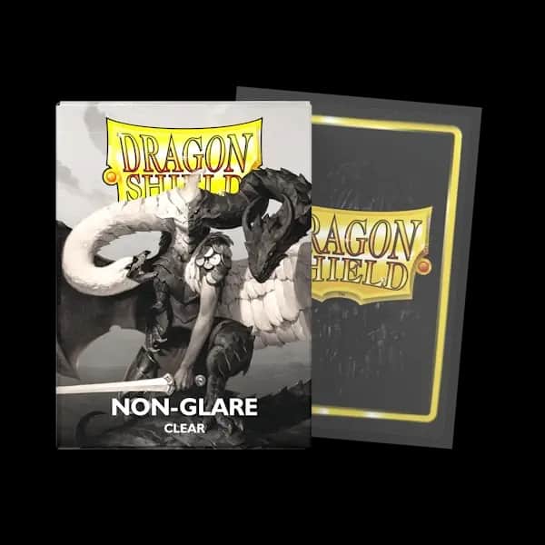 Sleeves Dragon Shield Standard Size Matte Non-Glare Clear V2 100 bucăți transparente