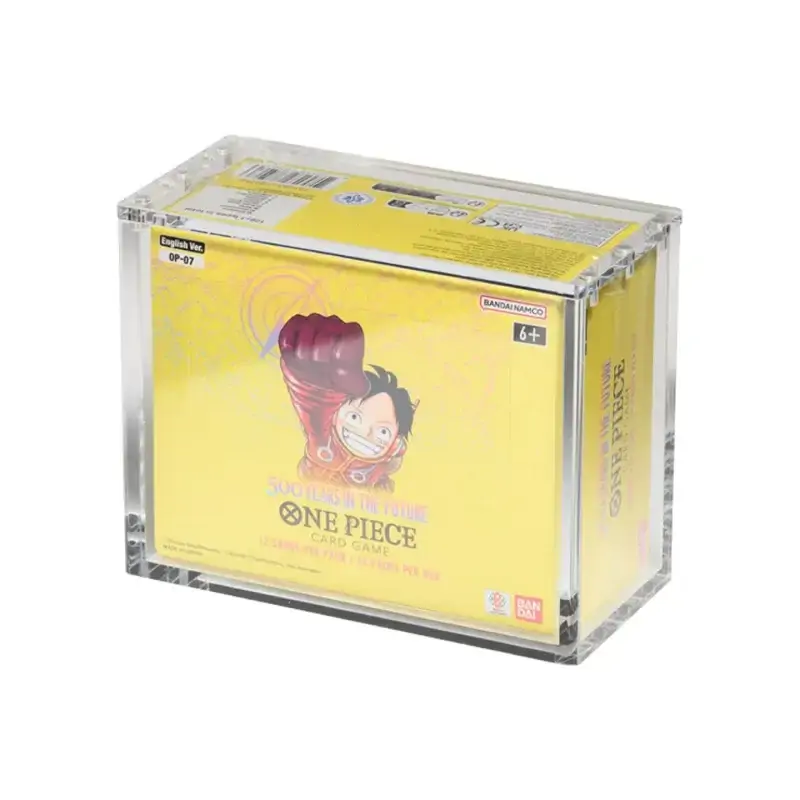 Detaliu de apropiere al sistemului de închidere cu magneți puternici N52 al cutiei acrilice The Acrylic Box, arătând mecanismul sigur și finisajul premium al colțurilor.