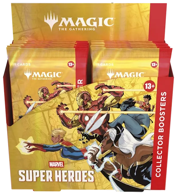 Magic: The Gathering - Marvel Super Heroes Collector Booster Display - imagine de prezentare 1