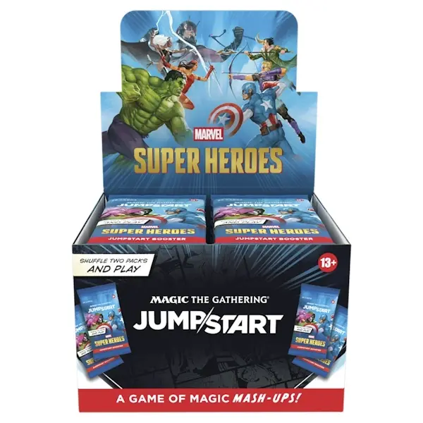 Cutie display Magic The Gathering Marvel Super Heroes Jumpstart cu 24 de pachete