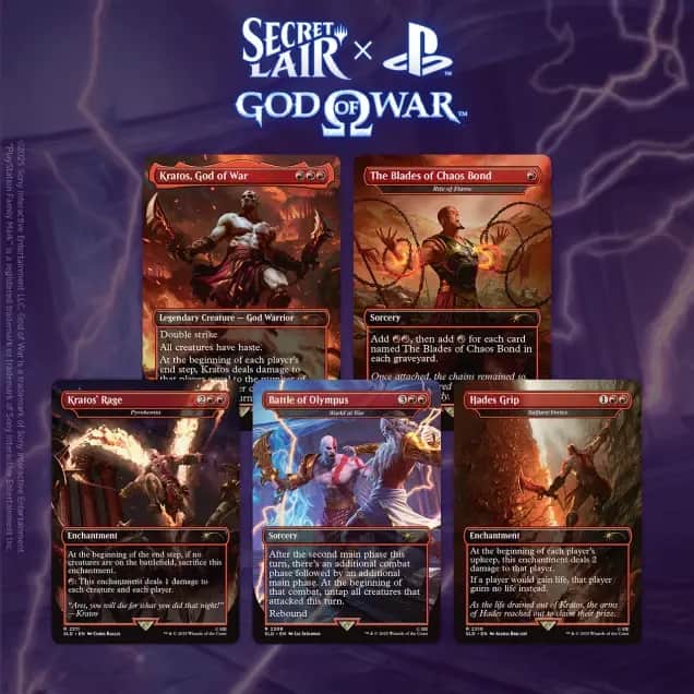 Magic The Gathering - Secret Lair x PlayStation Superdrop: God of War: Greek (Non-Foil)