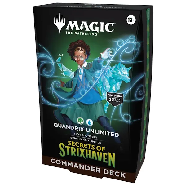 Magic: The Gathering - Secrets of Strixhaven Commander Deck Quandrix Unlimited - imagine de prezentare