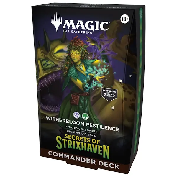 Magic: The Gathering - Secrets of Strixhaven Commander Deck Witherbloom Pestilence - imagine de prezentare