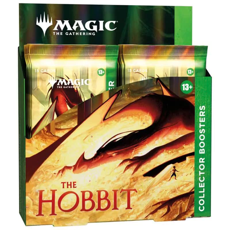 Cutie sigilată Magic The Gathering The Hobbit Collector Booster Display, conținând 12 pachete premium
