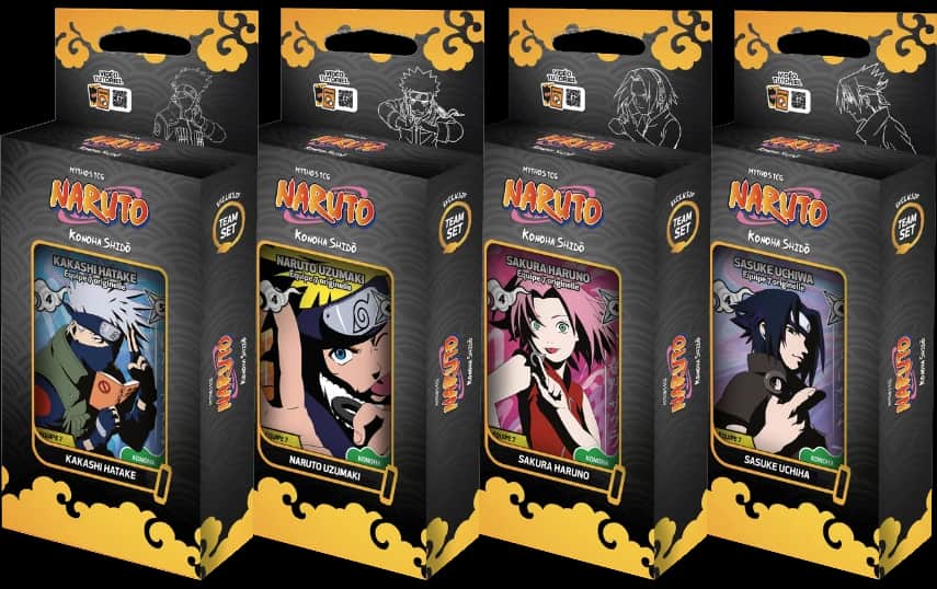 Naruto Mythos Set 1 Second Edition: Team Set Bundle