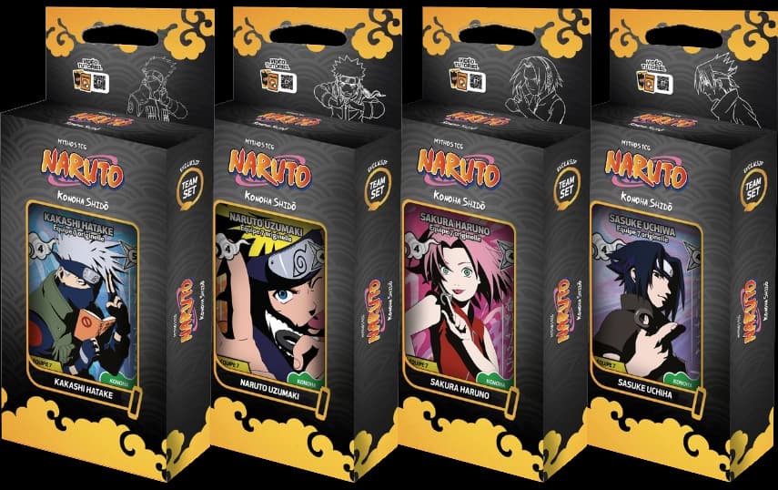 Naruto Mythos Set 1 Second Edition: Team Set Bundle