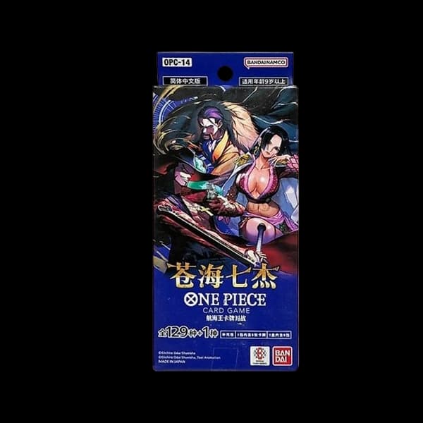 One Piece The Azure Sea’s Seven OPC-14 Slim Booster Box - Editie Chineza