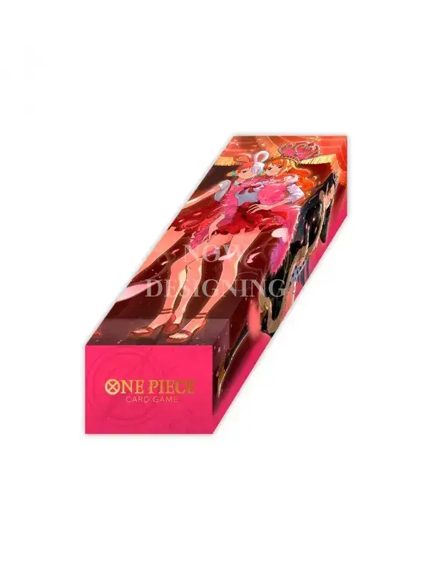 Cutia de stocare a setului One Piece Heroines Special Set Collection, ilustrată vibrant cu personaje feminine emblematice din seria anime, pe un fundal colorat.