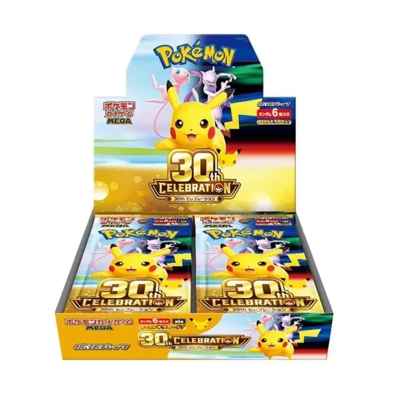 Pokemon 30th Celebration anniversary M6A Booster Box - Editie Japoneza