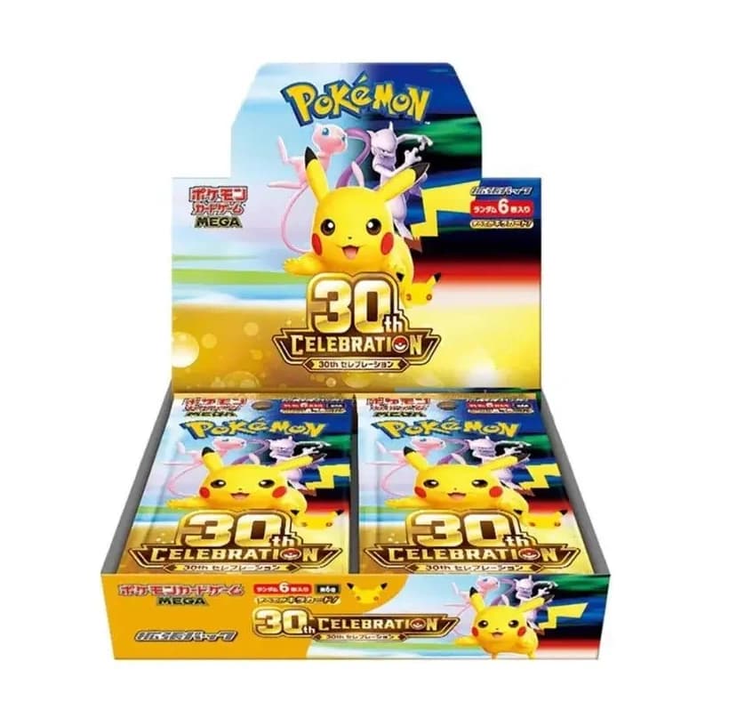 Pokemon 30th Celebration anniversary M6A Booster Box - Editie Japoneza