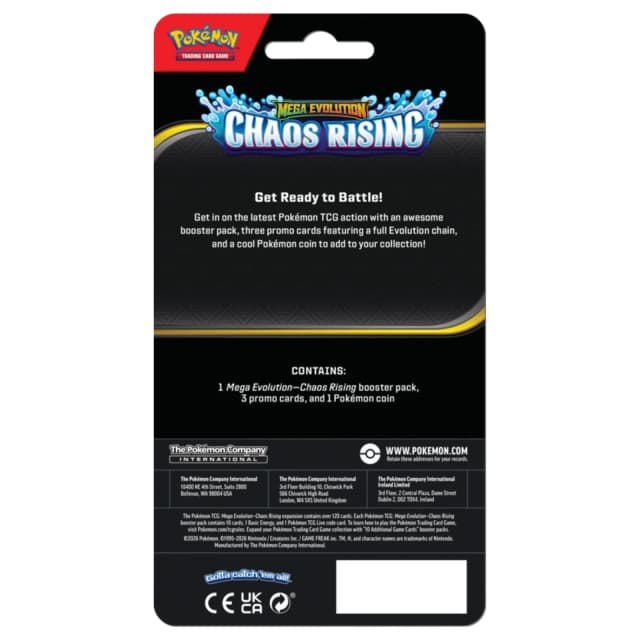 Thumbnail pentru Pokémon Mega Evolution - Chaos Rising Premium Checklane Blister - imagine 2
