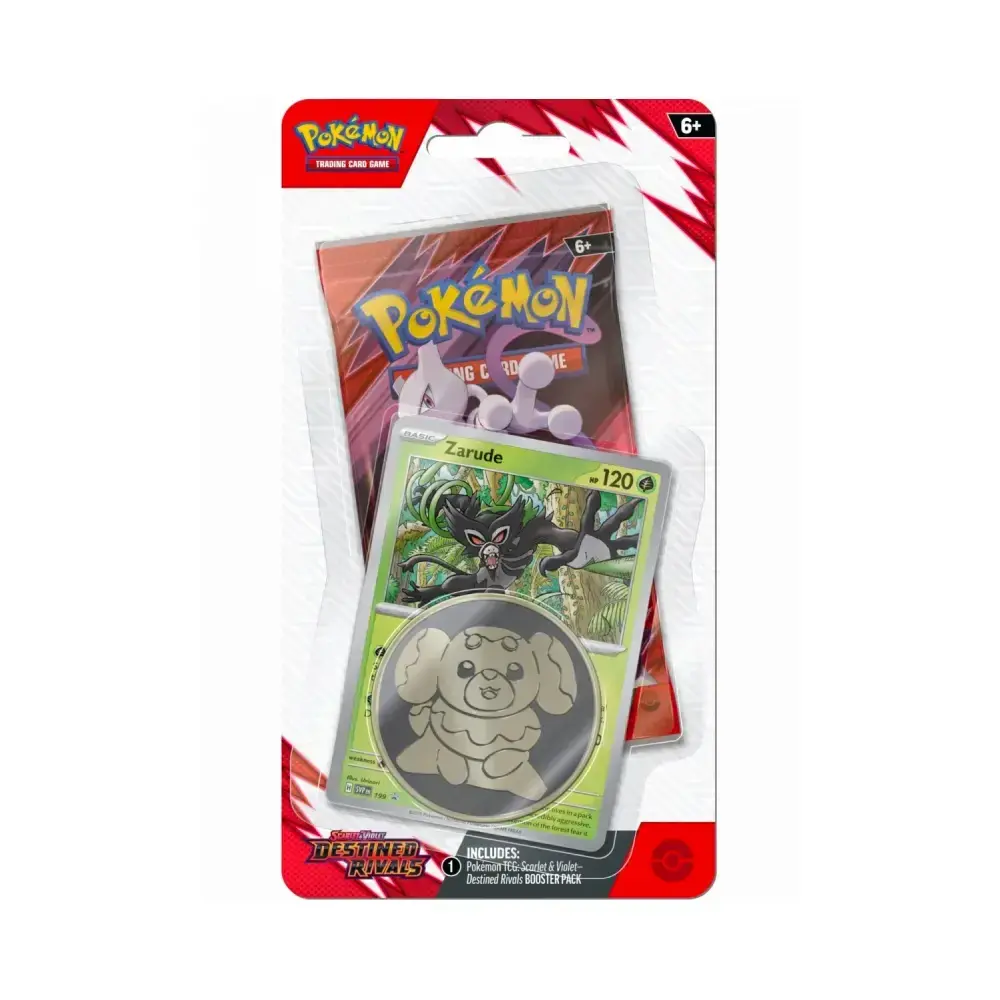 Pokemon Destined Rivals: Zarude 1-Pack Blister