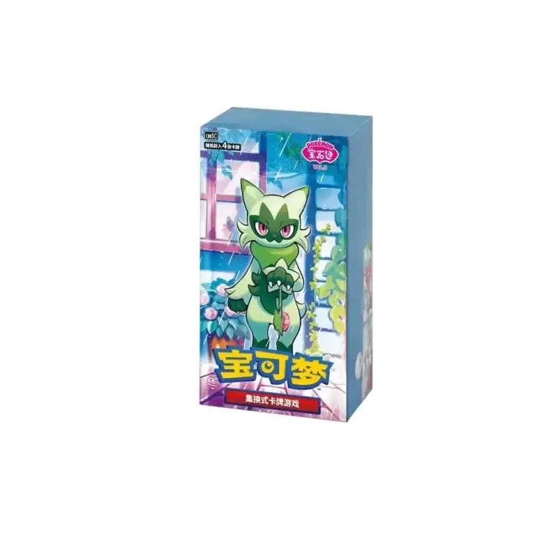 Cutie sigilată a produsului Pokemon TCG Gem Pack Vol 5 Booster Display, ediția chinezească (CBB5C), cu artwork-ul specific setului pe partea frontală.