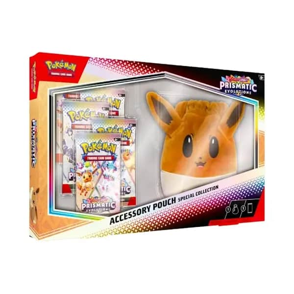 Pokemon Prismatic Evolutions Accessory Pouch Special Collection