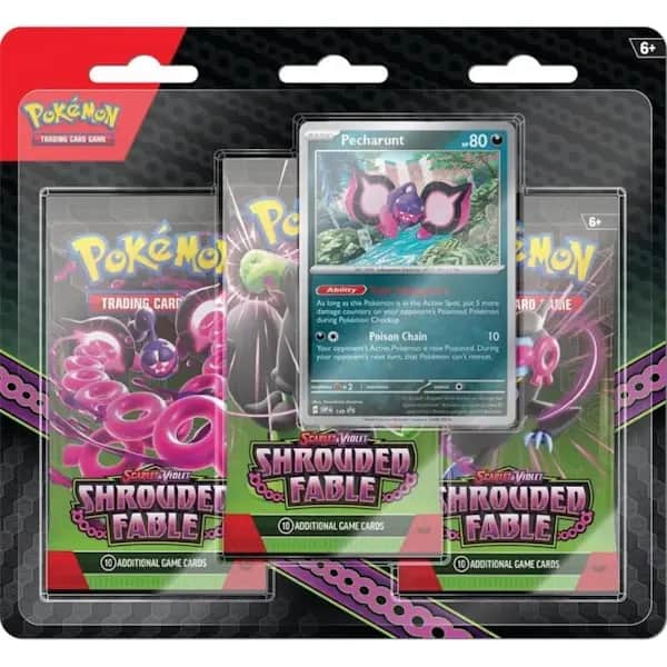 Pokemon Shrouded Fable 3 Pack Blister