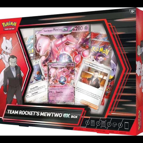 Team Rocket's Mewtwo ex Box - Miscellaneous Cards & Products - imagine de prezentare