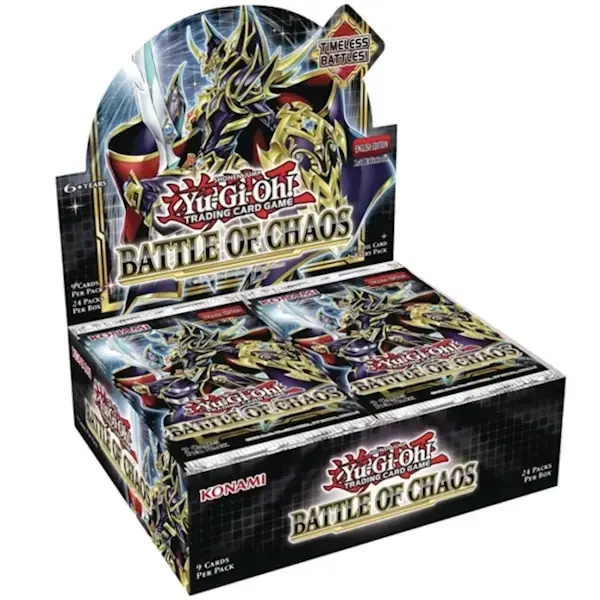 Yu-Gi-Oh! Battle Of Chaos Booster Box Display