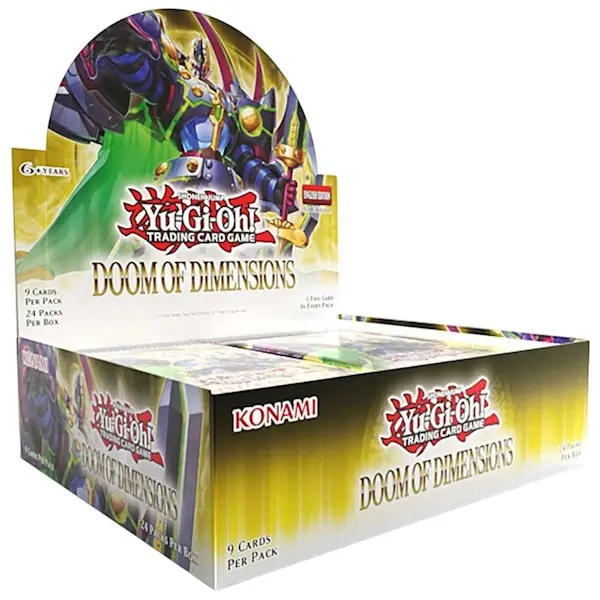 Yu-Gi-Oh! Doom of Dimensions Booster Display