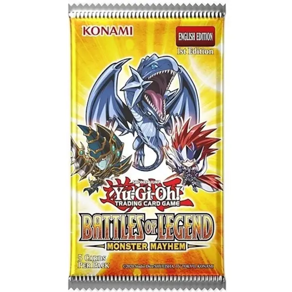 Yu-Gi-Oh! TCG: Battles of Legend: Monster Mayhem - Booster Pack - imagine de prezentare